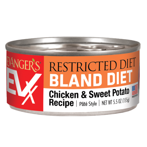Evanger's EVx Restricted Diet Bland Diet Wet Cat Food Chicken & Sweet Potato 24ea/5.5 oz 077627200922