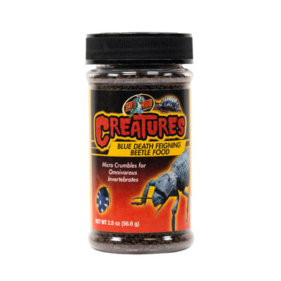 Zoo Med Creatures Blue Death Feigning Beetle Food 2 oz 097612008654