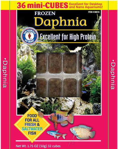 San Francisco Bay Brand Frozen Daphnia Fish Food 1.75 oz SD-5 000945880163