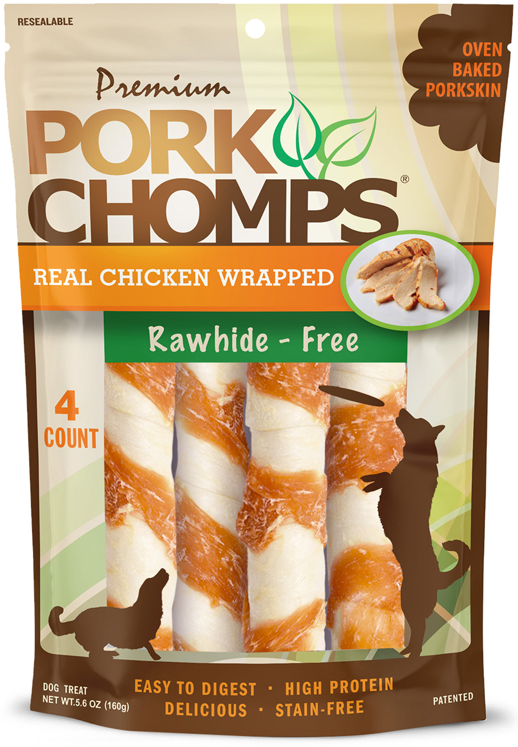 Scott Pet Real Chick Wrapped Twists Dog Treats Real Chicken 5 in 015958990013