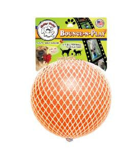 Jolly Pets Bounce-N-Play Orange 4.5" {L+1} 881153 788169254549