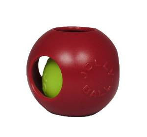 Jolly Pets Teaser Ball Red 8’ {L + 1} 881143 - Dog