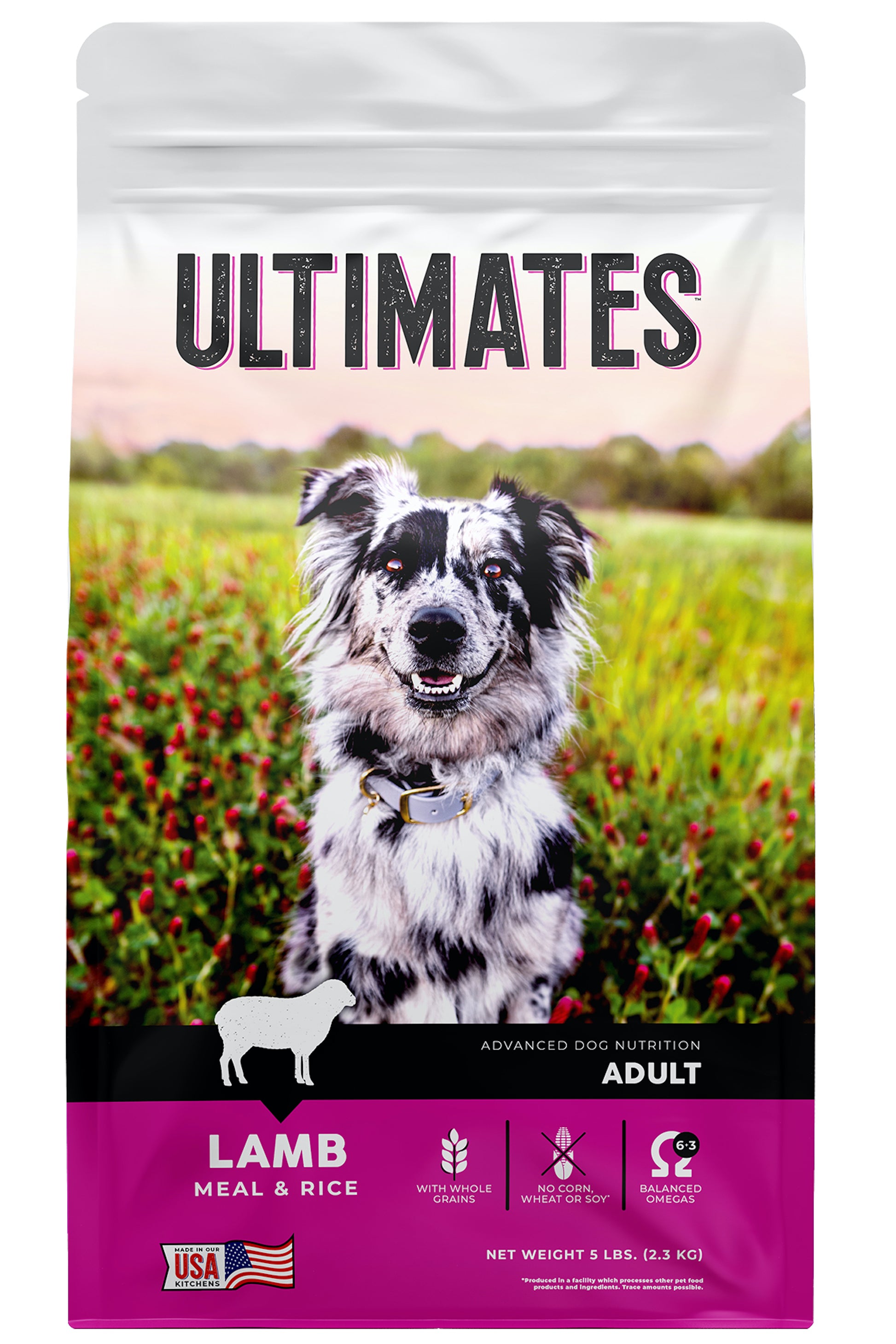 Ultimates Dry Dog Food Lamb Meal & Rice 5 lb 034846596038