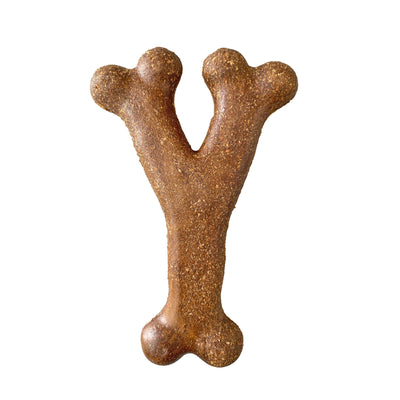 Bam-Bone Naturals Wishbone Dog Treats Chicken 7 in, 1 pk 077234078747