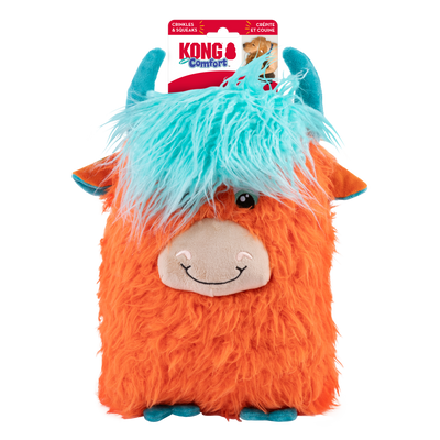 KONG Comfort Highland Cow Dog Toy Assorted Color X-Large 035585529349