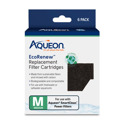 Aqueon EcoRenew Replacement Filter Cartridges Medium, 6-pk 015905002547