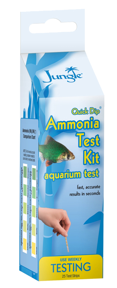 Jungle Laboratories Quick Dip Ammonia Test Kit for Freshwater and Saltwater Aquarium