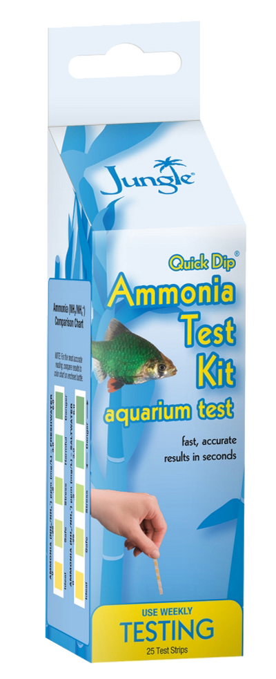 Jungle Laboratories Quick Dip Ammonia Test Kit for Freshwater and Saltwater Aquarium