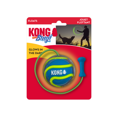 KONG Bunji High-Viz Ball Dog Toy Assorted Color Medium 035585529233