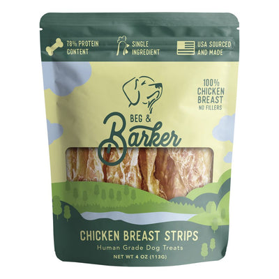 Beg & Barker Chicken Breast Strip Dog Treats 4 oz 850025546119