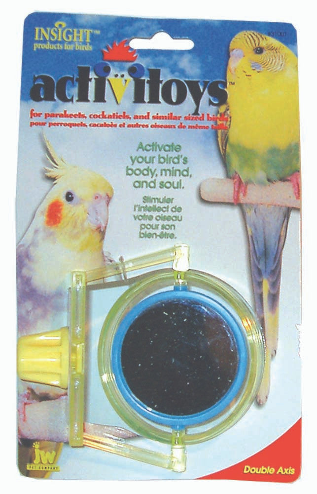 JW Pet ActiviToy Double Axis Bird Toy Multi-Color One Size