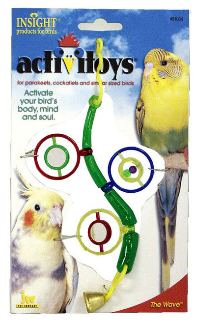 JW Pet ActiviToy The Wave Bird Toy Multi - Color SM/MD