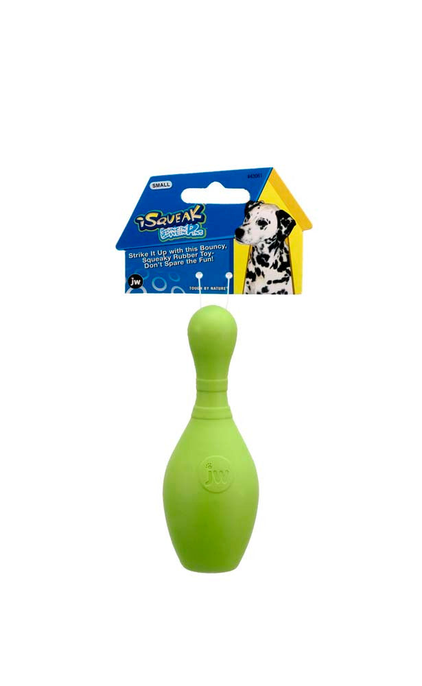JW Pet Bouncin' Bowlin Pin Dog Toy Assorted SM