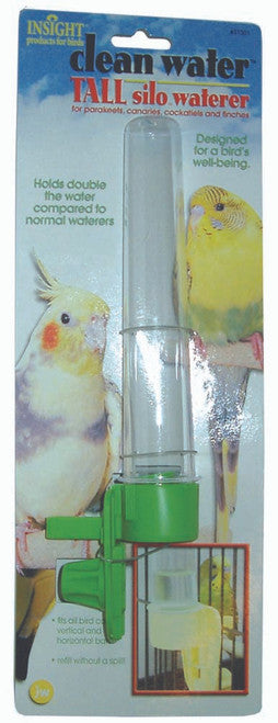 JW Pet Clean Water Silo Waterer Assorted LG - Bird