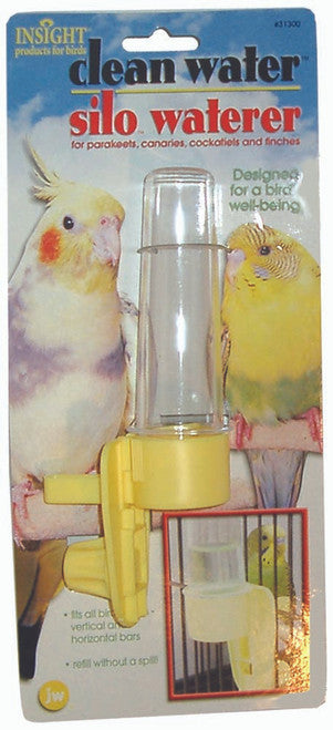 JW Pet Clean Water Silo Waterer Assorted SM - Bird