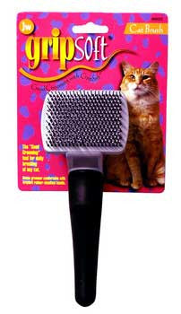 JW Pet Company GripSoft Cat Small Slicker Brush {L+1x} 189001 618940650331