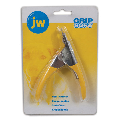 JW Pet Dog Nail Trimmer Grey Yellow One Size
