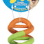 JW Pet Dogs in Action Rubber Dog Toy Multi-Color SM