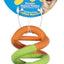 JW Pet Dogs in Action Rubber Dog Toy Multi - Color SM