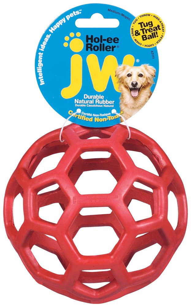 JW Pet Hol-ee Roller Dog Toy Assorted MD