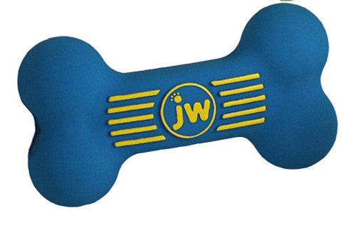 JW Pet iSqueak Bone Dog Toy Assorted SM