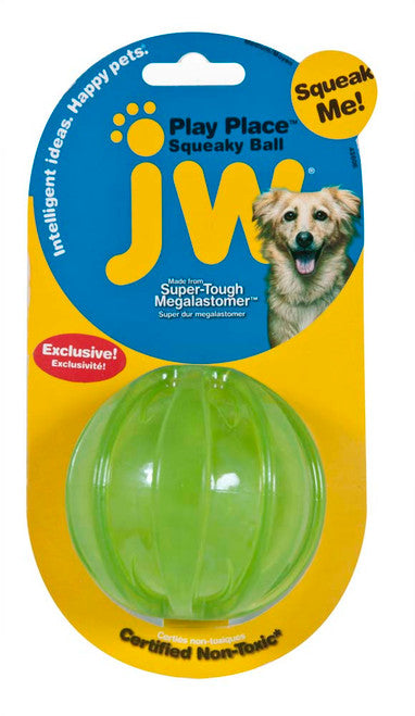 JW Pet PlayPlace Dog Toy Squeaky Ball Assorted MD