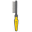 JW Pet Shedding Comb Grey Yellow One Size - Dog