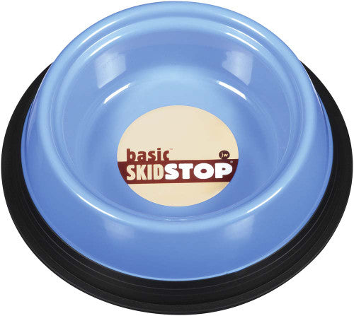 JW Pet Skid Stop Basic Dog Bowl Assorted LG