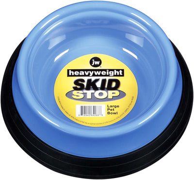 JW Pet Skid Stop Heavyweight Dog Bowl Assorted LG