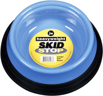 JW Pet Skid Stop Heavyweight Dog Bowl Assorted LG