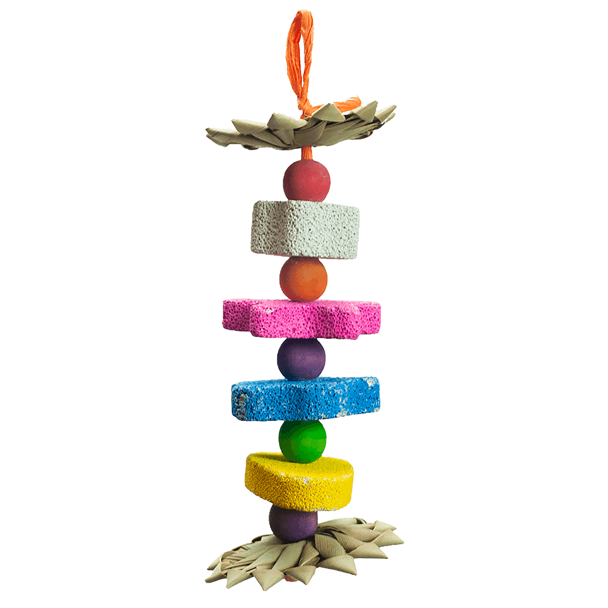 A & E Cages Nibbles Colored Pumice Star Small Animal Chew 644472014273