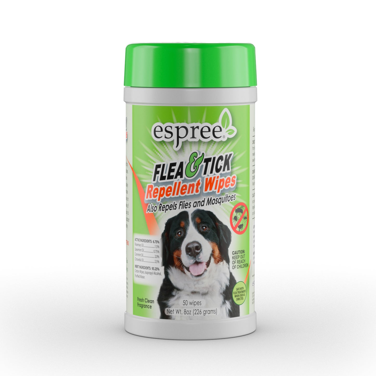Espree Flea and Tick Repellent Wipes for Dogs 8 oz, 50 ct 748406014572