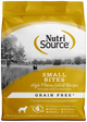 NutriSource Select Recipe Small Bites Grain Free Dry Dog Food High Plains Select 12 lb 073893299837
