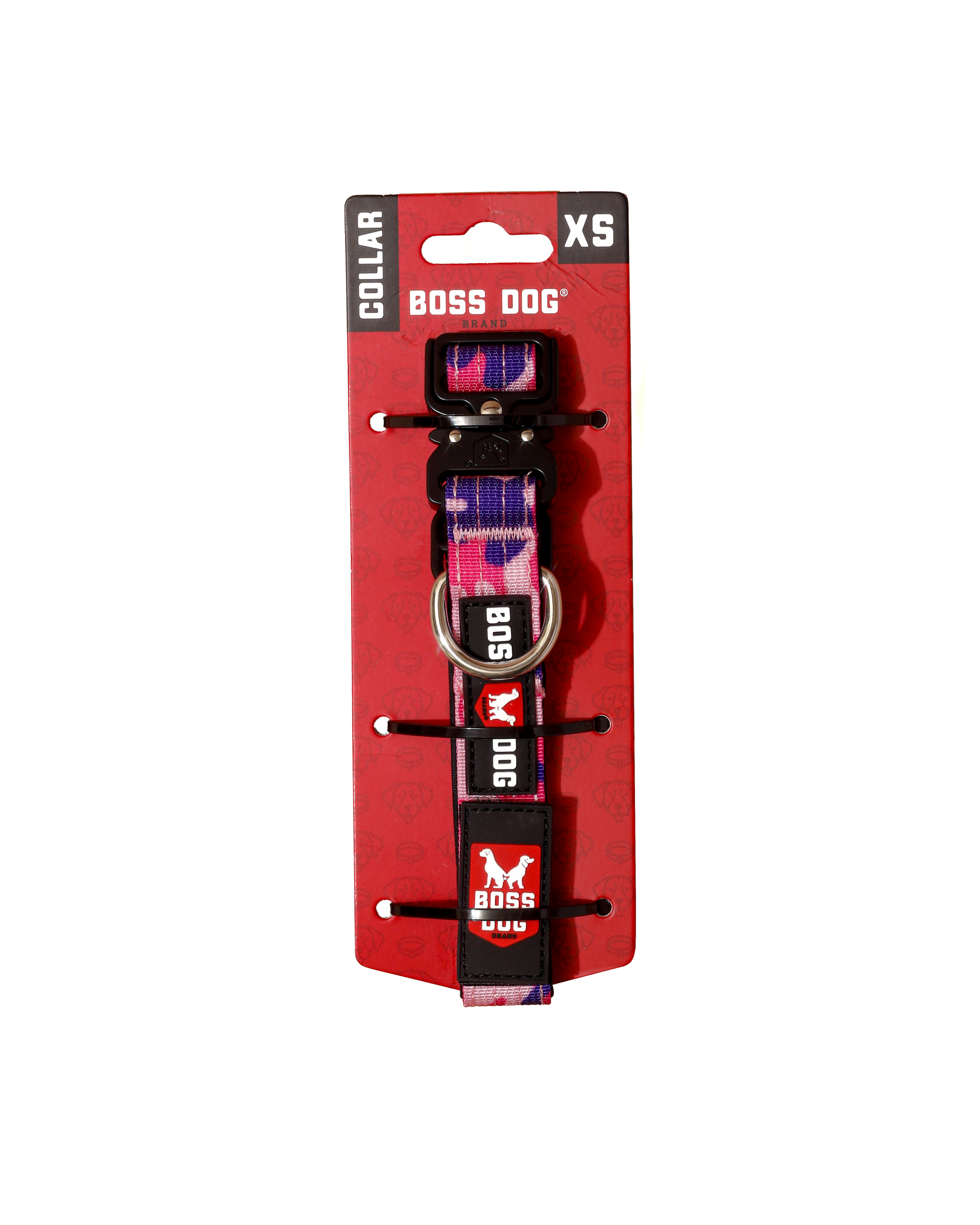 Boss Dog Tactical Adjustable Dog Collar Pink Camo X-Small, 11-14 in 860011480471