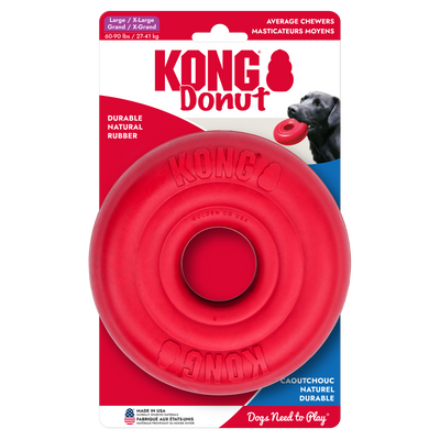 KONG Donut Dog Toy Large/X-Large 035585356792