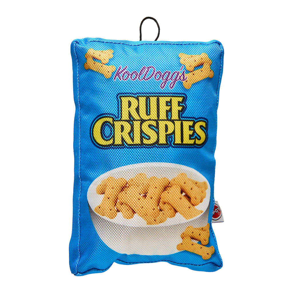 Spot Fun Food Cereal Dog Toy Ruff Crispies 077234547489