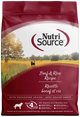 NutriSource Dry Dog Food Beef & Rice 12 lb 073893268079