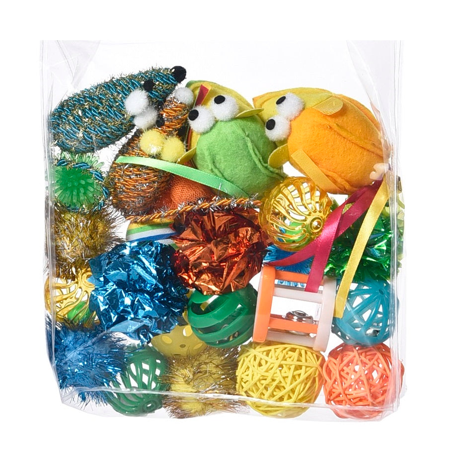 Max & Marlow Cat Toys Value Pack Assorted Color 24 pk – Pets Warehouse