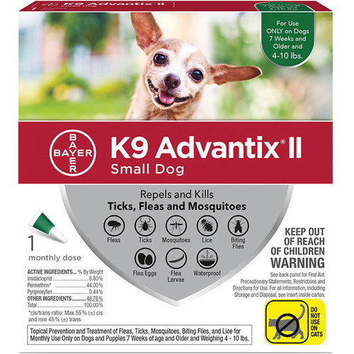 K9 Advantix Ii Dog Small 1 Pack