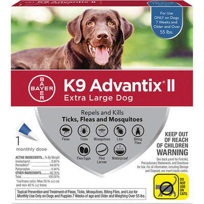 K9 Advantix Ii Dog Xlarge 1 Pack 724089114945