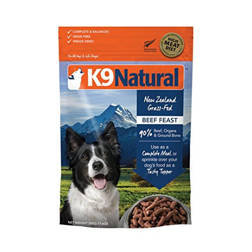 K9 Natural Dog Freeze - dried Beef 1.1lb {L + x}