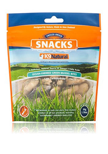 K9 Natural Dog Freeze - dried Green - lipped Mussel Snack Treats 1.76oz {L + x}