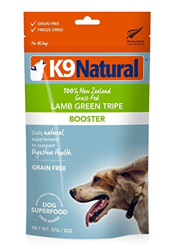 K9 Natural Dog Freeze Dried Lamb & Green Tripe Topper 2oz {L+x} 9421900779895