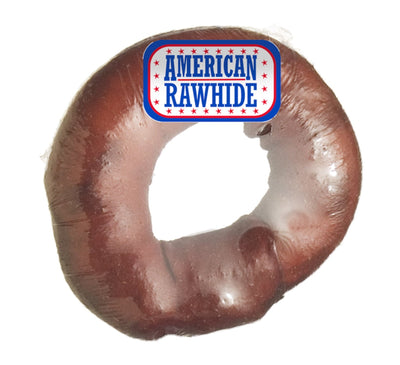 Savory Prime Rawhide Donut Dog Chew Beef 4 in 810359005027