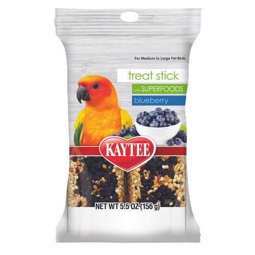 Kaytee Avian Superfood Treat Stick Blueberry 5.5 ounces - Bird