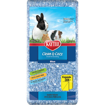 Kaytee Clean & Cozy - - Blue 24.6 Liters - Small - Pet