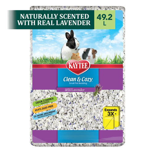 Kaytee Clean & Cozy Lavender Small Animal Pet Bedding 49.2 Liters - Small - Pet