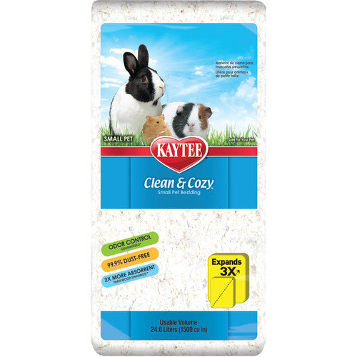 Kaytee Clean & Cozy White Small Animal Pet Bedding 24.6 Liters - Small - Pet