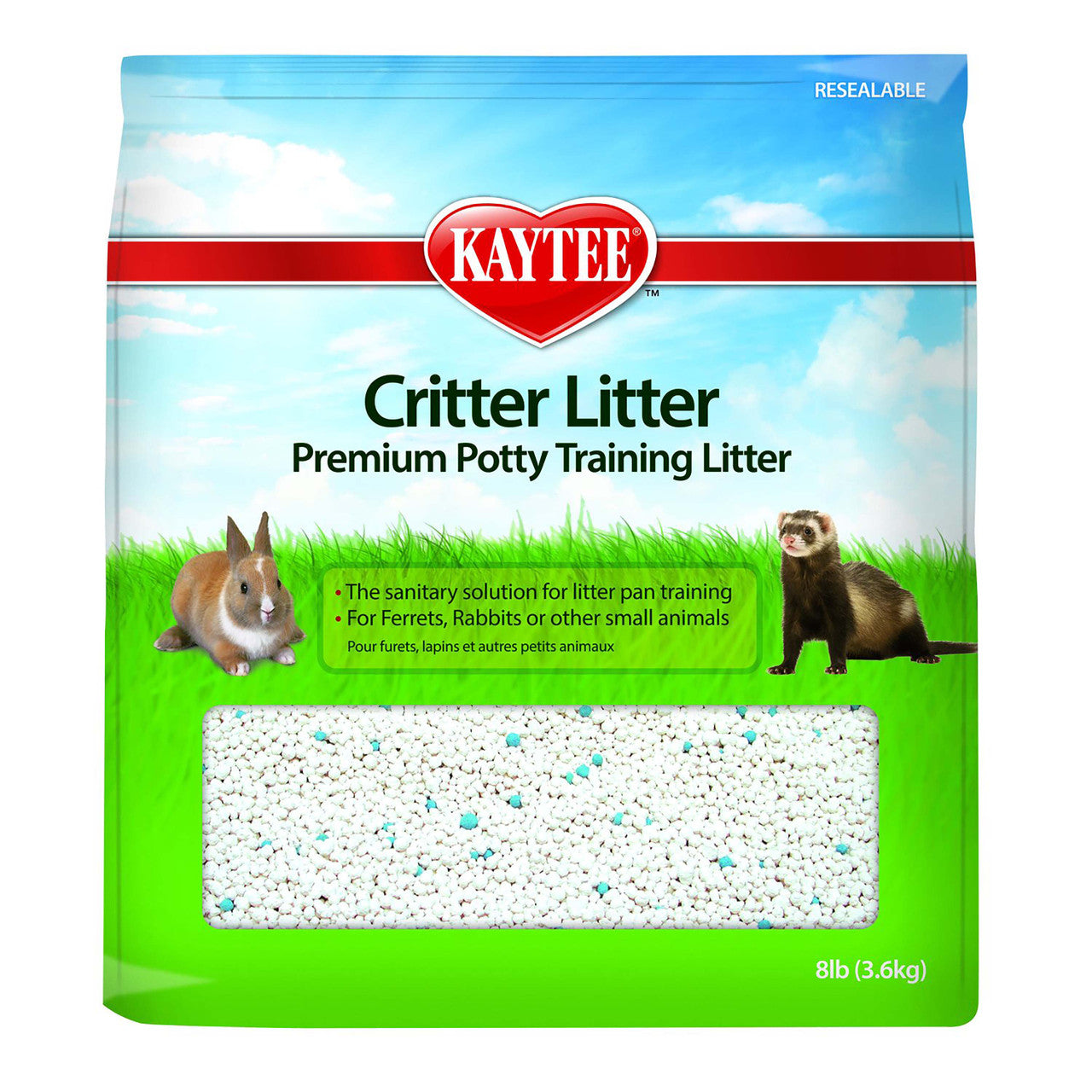 Kaytee Critter Litter Small Animal Premium Potty Training Litter, 8 Pound