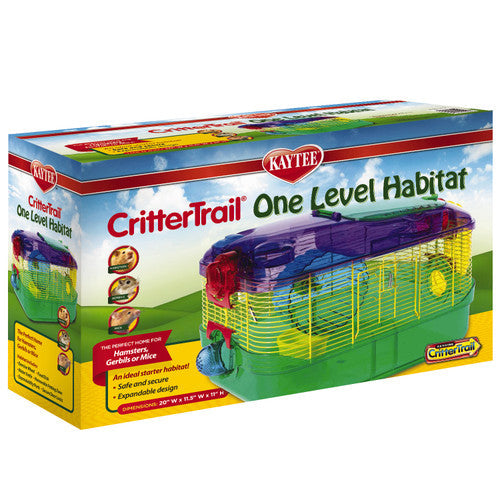 Kaytee CritterTrail 1 - Level Habitat - Small - Pet